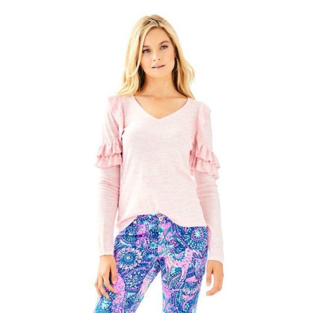 Lilly Pulitzer Fresca Sweater Medium Pink